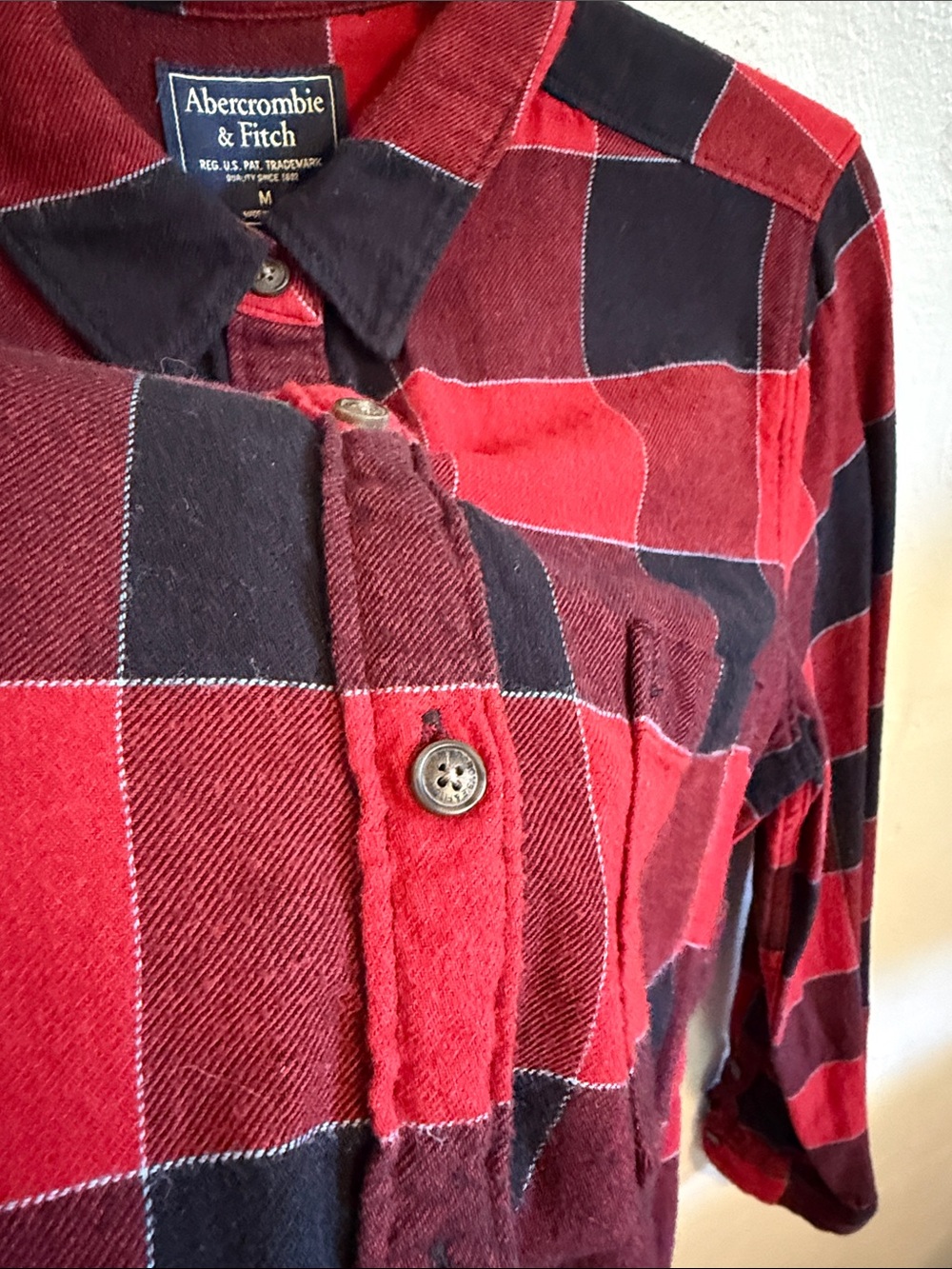 Abercrombie & Fitch plaid button up - Picture 6 of 6